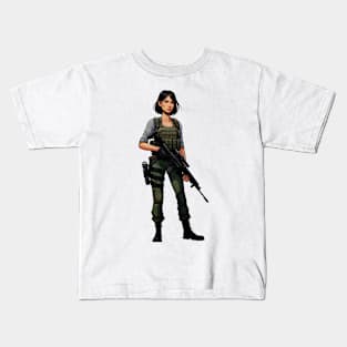 Tactical Girl Kids T-Shirt